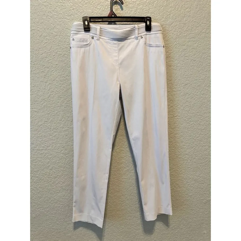 Women's Zac & Rachael W hite pants Size 8 - Picture 1 of 3